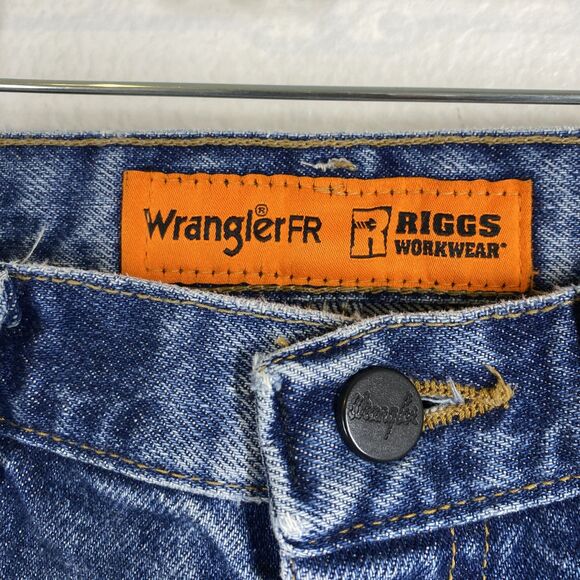 Wrangler FR Riggs Workwear Jeans Mens 34x34 Flame Resistant CAT2 ATPV 22 FR3W060 - Picture 4 of 9